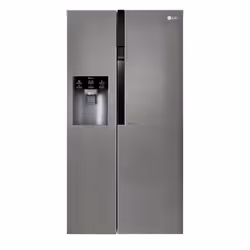 LG GSL361ICEZ, Freestanding, American door, Stainless steel, 591 L, T, C