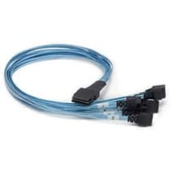 Broadcom 0.6m Multi-lane SATA cable Blue