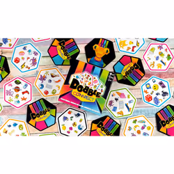 Asmodee | Dobble Connect | Quick Reaction Card Game | Ages 8+ | 2-8 Players | 20 Minutes Playing Time