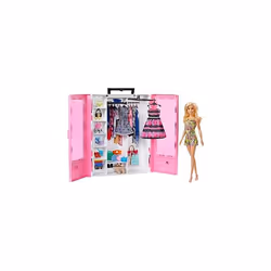 Barbie Fashionistas Ultimate Closet & Doll - Portable Fashion Playset with Carry Handle - 2 Sets of Clothing & Accessories - ...