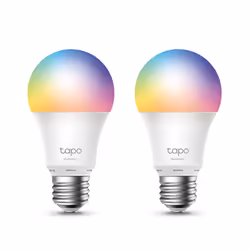 TP-Link Tapo Smart Wi-Fi Light Bulb, Multicolor, Smart bulb, Wi-Fi, Metallic, White, 802.11b, 802.11g, Wi-Fi 4 (802.11n), LED ...