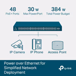 TP-Link JetStream 52-Port Gigabit L2+ Managed Switch with 48-Port PoE+ - Additional view 4