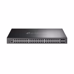 TP-Link Omada 48-Port Gigabit L2+ Managed Switch with 4 10GE SFP+ Slots, Managed, L2+, Gigabit Ethernet (10/100/1000), Rack m ...