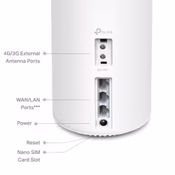 TP-Link 4G+ AX1800 Whole Home Mesh WiFi 6 Gateway - Additional view 4