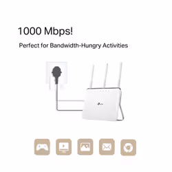 TP-Link TL-PA7017P PowerLine network adapter 1000 Mbit/s Ethernet LAN White 1 pc(s) - Additional view 4