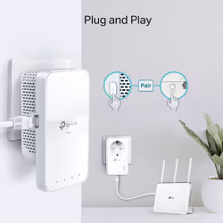 TP-Link TL-WPA7617 KIT PowerLine network adapter 1200 Mbit/s Ethernet LAN Wi-Fi White 2 pc(s) - Additional view 4