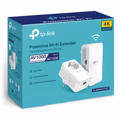 TP-Link TL-WPA7617 KIT PowerLine network adapter 1200 Mbit/s Ethernet LAN Wi-Fi White 2 pc(s) - Additional view 7