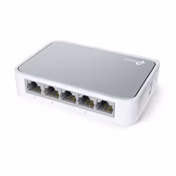 TP-Link TL-SF1005D Managed Fast Ethernet (10/100) White - Additional view 2