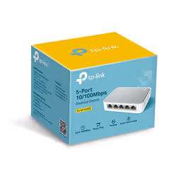 TP-Link TL-SF1005D Managed Fast Ethernet (10/100) White - Additional view 3