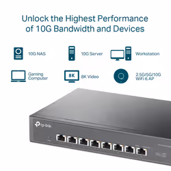 TP-Link 8-Port 10G Desktop/Rackmount Switch - Additional view 5