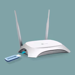 TP-Link TL-MR3420 wireless router Fast Ethernet Single-band (2.4 GHz) Black, White - Additional view 7