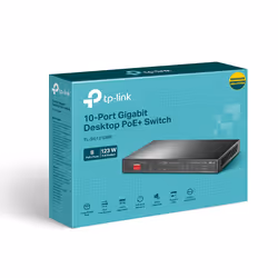TP-Link TL-SG1210MP network switch Unmanaged Gigabit Ethernet (10/100/1000) Power over Ethernet (PoE) Black - Additional view 4