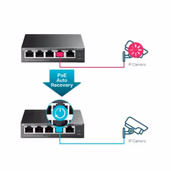 TP-Link 5-Port Gigabit Easy Smart PoE Switch with 4-Port PoE+ - Additional view 6
