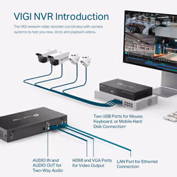 TP-Link VIGI 8 Channel Network Video Recorder - Additional view 4