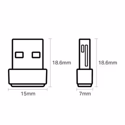 TP-Link AC600 Nano Wireless USB WiFi Adapter - Additional view 4