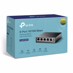 TP-Link 5-Port 10/100Mbps Desktop PoE Switch with 4-Port - Additional view 4