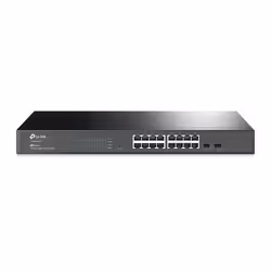 TP-Link JetStream16-Port Gigabit Smart Network Switch with 2 SFP Slots, Managed, L2/L2+, Gigabit Ethernet (10/100/1000), Rack ...