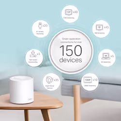 TP-Link AX3000 Whole Home Mesh Wi-Fi 6 System, 2-Pack - Additional view 4