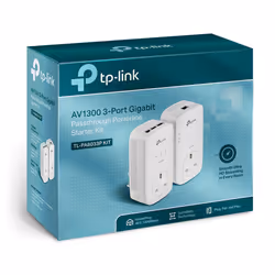 TP-Link AV1300 3-Port Gigabit Passthrough Powerline Starter Kit - Additional view 4