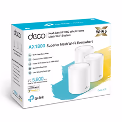 TP-Link AX1800 Whole Home Mesh Wi-Fi 6 System, 3-Pack