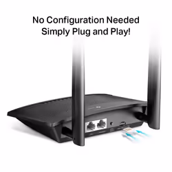 TP-Link TL-MR100 wireless router Fast Ethernet Single-band (2.4 GHz) 4G Black - Additional view 4