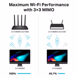 TP-Link Archer C80 wireless router Gigabit Ethernet Dual-band (2.4 GHz / 5 GHz) Black - Additional view 5