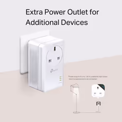 TP-Link AV1000 Gigabit Passthrough Powerline Starter Kit - Additional view 6