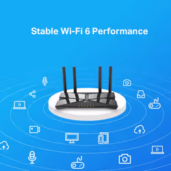 TP-Link Archer AX1500 Dual-Band Wi-Fi 6 Router, Black - Additional view 4