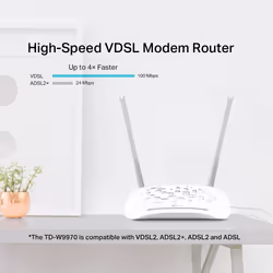 TP-Link 300Mbps Wireless N USB VDSL/ADSL Modem Router - Additional view 6