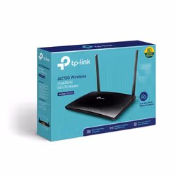 TP-Link Archer MR200 wireless router Fast Ethernet Dual-band (2.4 GHz / 5 GHz) 4G Black - Additional view 4
