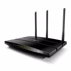 TP-Link AC1200 Wireless VDSL/ADSL Modem Router, Wi-Fi 5 (802.11ac), Dual-band (2.4 GHz / 5 GHz), Ethernet LAN, ADSL2, Black, ...