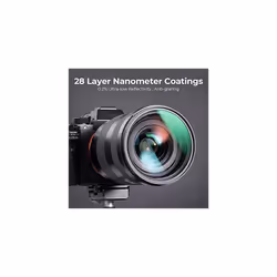 72mm UV Filter 28Layer Multi Coated Ultraviolet Protection Lens Filter Slim Glass UV Filter NanoX Series Waterproof MRC Ultra Violet for DSLR Cameras