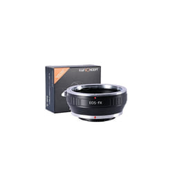 EOS to FX Lens Mount Adapter Compatible with Canon EFEFS Mount Lens and Compatible with Fujifilm Fuji XSeries Mirrorless Cameras