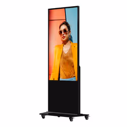 Hikvision DS-D6055UN-D/S Signage Display Kiosk design 139.7 cm (55") LED Wi-Fi 500 cd/m² 4K Ultra HD Black Built-in processor Android 24/7 - Additional view 2