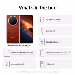 Honor MAGIC V6 16.6 cm (6.52") Hybrid Dual SIM 5G USB Type-C 16 GB 512 GB 6660 mAh Red - Additional view 2