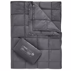 KingCamp Camping Blanket Lightweight Multifunctional Warm Puffy Outdoor Blanket with Snap Button Water Repellent Packable ...