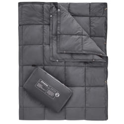KingCamp Camping Blanket Lightweight  Multifunctional Warm Puffy Outdoor Blanket with Snap Button  Water Repellent  Packable  for Travel  Airplane  Hi