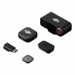 DJI Mic 3 (1 TX+1 RX), Omnidirectional, 22 dB, Camera mount receiver, Battery, Bodypack transmitter, Black