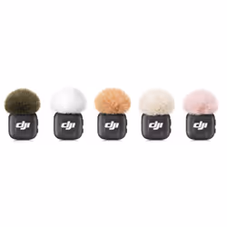 DJI Mic 3 Multi-Color Windscreens, Microphone windshield, Mic 3, Beige, Brown, Green, Light pink, White