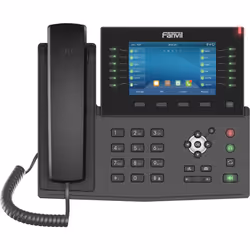 Fanvil X7C V2, IP Phone, Black, Wired handset, 20 lines, Tone/Pulse, LCD