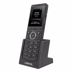 Fanvil W610W, IP mobile phone, Black, Wireless handset, IP67, 4 lines, 1000 entries