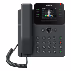 Fanvil V62G, IP Phone, Black, Wired handset, SIP info, 12 lines, 1000 entries
