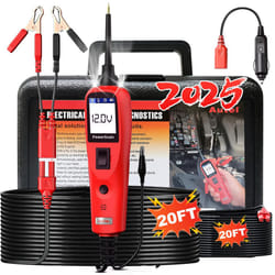 PowerScan PS100 Power Circuit Probe Tester Kit, 12V 24V Electrical Circuit System Diagnostic Tool, Automotive Circuit Tester, Read AC/DC Current