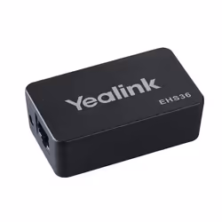 Yealink EHS36, RJ12, RJ9, RJ45, 3.5mm, Black