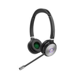 Yealink WHD622T Headset Wireless Head-band Office/Call center Micro-USB Black