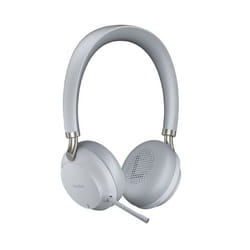 Yealink BH72 Headset Wired & Wireless Head-band Calls/Music USB Type-C Bluetooth Charging stand Light grey