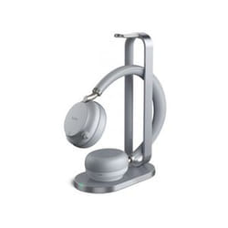 Yealink BH76 Headset Wireless Head-band Calls/Music USB Type-C Bluetooth Charging stand Light grey