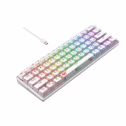 Havit KB903L - gaming keyboard (transparent white)