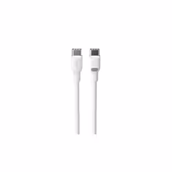 Havit CB6280 - USB Type C to USB Type C cable, 1 m (white), 1 m, USB C, USB C