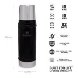 Stanley 10-01228-073 vacuum flask 0.47 L Black